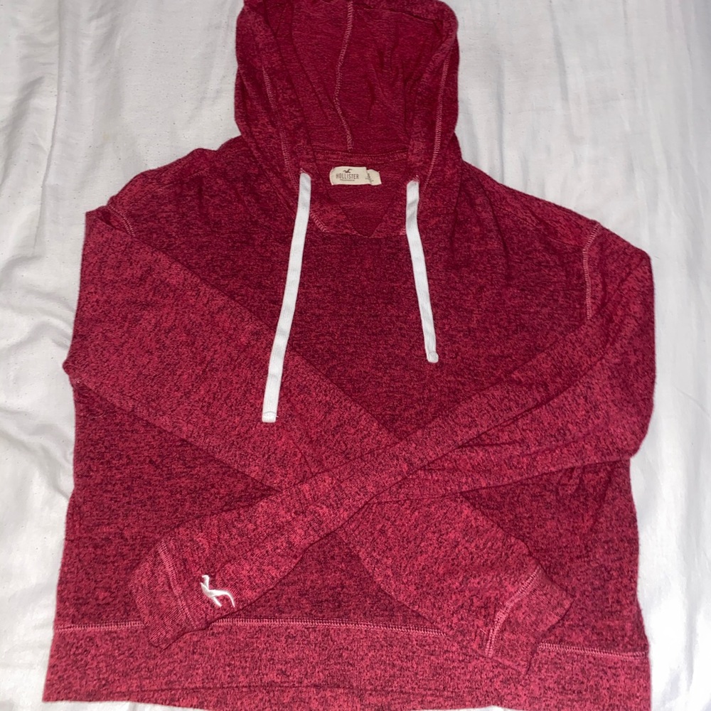Red Hollister hoodie